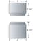 Ekena Millwork 10"W x 8'H Craftsman Classic Square Non-Tapered Fluted Column w/ Mission Capital & Mission Base EC1008ENFMIMI - alternate 3